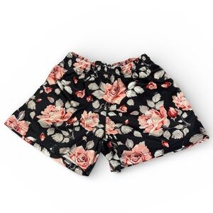 Jiberish Men’s Floral Mesh Basketball Shorts with pockets suspected Size M